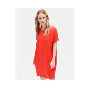 Eileen fisher organic linen boxy dress size large